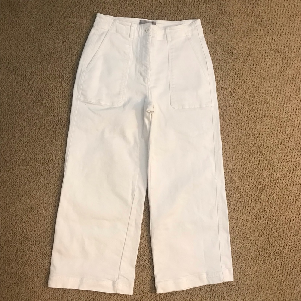 Everlane Wide Leg Crop Utility Pant